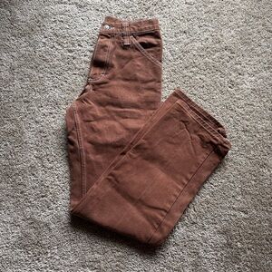 Brandy Melville Brown Straight Leg Pants